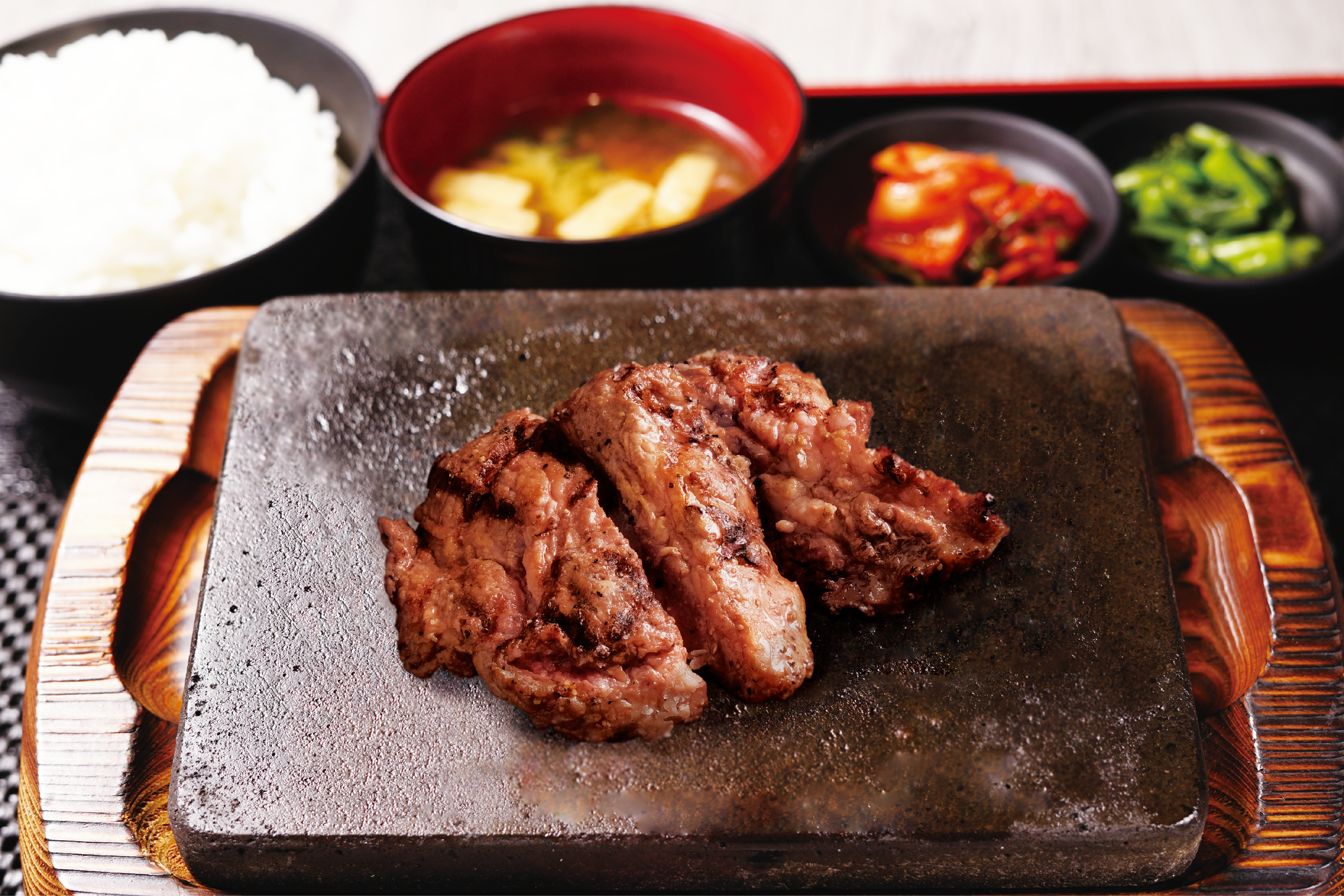 中落ちステーキセット